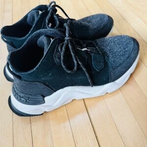 Sorel Black and Gray Women's Casual Sneakers